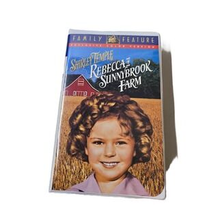 Shirley Temple Rebecca of Sunnybrook Farm VHS Family Feature Color Version